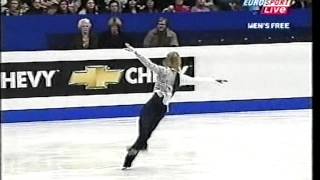 Evgeni Plushenko 2003 EC LP St Petersburg 300 [upl. by Eicyak]