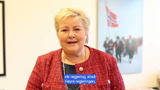 Endelig fredag Erna Solberg oppsummerer uken [upl. by Ahsin]