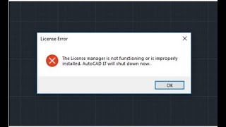 Sửa hoàn toàn lỗi License error The license manager is not functioning or is improperly installedquot [upl. by Aniras]