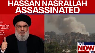 BREAKING Hezbollah leader Hassan Nasrallah DEAD in Israel strike on Beirut terror group confirms [upl. by Gaylor62]