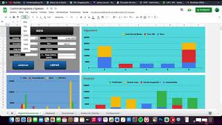 Planilla de control de Ingresos y Egresos 2022 Google Sheet Excel [upl. by Sumner734]