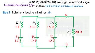 Millmans Theorem Example 1  Step by Step Solution to Millmans Theorem Solved Example Problem [upl. by Pendergast]