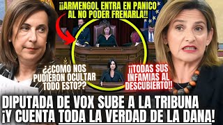 Diputada de VOX ¡DEJA EN SHOCK AL CONGRESO😱¡REVELA LO QUE OCULTA TERESA RIBERA y ROBLES de la DANA [upl. by Carena584]