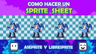 🔴COMO HACER UN SPRITESHEET🔴 FÁCILMENTE EN ASEPRITE o LIBRESPRITE😱😱😱 [upl. by Iverson59]