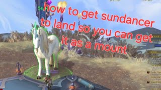 wow how to get sundancer mount [upl. by Solram]