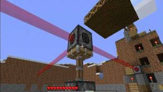 Minecraft Laser Mod ep2  Better Than Wolves testing 01 [upl. by Fairleigh]