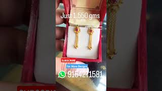 sowndaryajewellers goldaccessories goldearrings goldjewellery [upl. by Mitinger387]