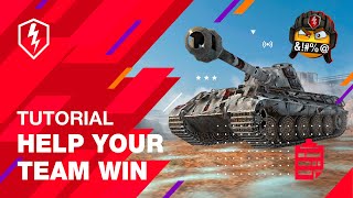 WoT Blitz Tutorial How to Help Your Team Win [upl. by Siuraj]