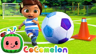 Soccer Song ⚽ en Inglés  CoComelon Nursery Rhymes para Bebes [upl. by Kciremed]