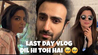 Dil hi to hai  Last day vlog  Bohat emotional hogaya aaj set pe 🥺😂 [upl. by Assennav]