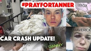 TANNER FOX CAR CRASH UPDATE [upl. by Irep]