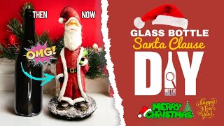 quotDIY Santa Claus from a Glass Bottle in Malayalam [upl. by Norbie]