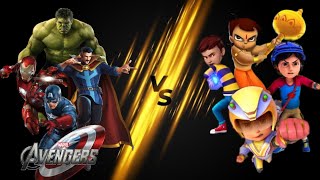 Rudra amp Shiva amp Vir amp Bheem vs Captain America amp Ironman amp DrStrange amp The Hulk  5 🌟Tag team match [upl. by Greenman939]