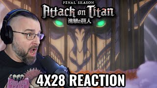 ATTACK ON TITAN 4X28 REACTION The Dawn of Humanity Shingeki No Kyojin [upl. by Cutlip]