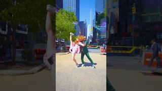 Cosmo and Wanda causing a commotion dancing in Times Square ✨👑🪄fairlyoddparents dance [upl. by Bywoods]