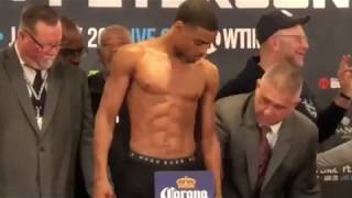 Errol Spence vs Lamont Peterson WEIGH IN [upl. by Berke]