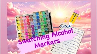 Alcohol Marker Swatching and Chat [upl. by Aiyn11]