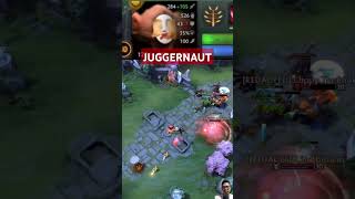 Crazy Juggernaut Defense a Base and Epick Comback Solo  dota2short dota2 shorts [upl. by Ulla885]