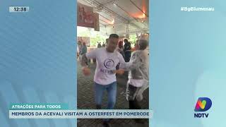 Membros da Acevali visitam a Osterfest em Pomerode [upl. by Ayvid]