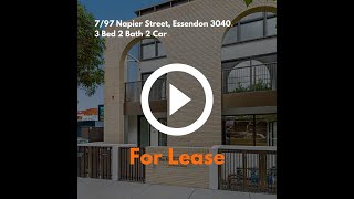 For Lease 797 Napier Street Essendon [upl. by Hutner107]