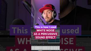 How I’ve used white noise as a percussive sound effect musictutorial [upl. by Maller]