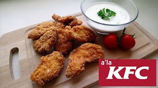 Stripsy z KFC  kawałki kurczaka w domowej chrupiącej panierce [upl. by Reginald]