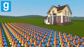 TERRIFYING PETER NPC VS HOUSES  Garrys mod Sandbox [upl. by Eirelav512]