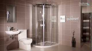 1200 x 800 Left Hand Offset Quadrant Shower Enclosure [upl. by Aivatco]