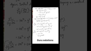 Q3 Partial differential equations  Engineering mathematics M1 solutions engineering mathematics [upl. by Secnarfyram]