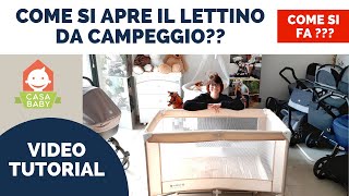 Come si apre un lettino da campeggio [upl. by Gemma401]