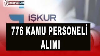 776 KAMU PERSONELİ ALIMI [upl. by Nodnarg]