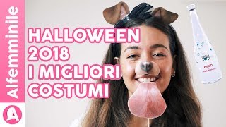 HALLOWEEN 2018  I 10 COSTUMI MIGLIORI FAI DA TE 🎃🎃🎃 [upl. by Donohue]