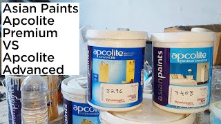 Asian Paints Apcolite Advanced vs Apcolite Premium  Which one to buy [upl. by Nicoline]