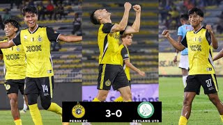 PERAK FC  3  vs  0  GEYLANG INTERNATIONAL FC • FRIENDLY MATCH 2024 [upl. by Anawak942]