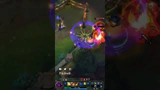 little 1v2 3 leblanc leagueoflegends leagueoflegendsclips [upl. by Oidualc250]