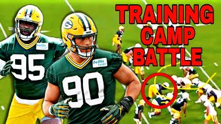 Analyzing Lukas Van Ness and Devonte Wyatt at Packers Training Camp [upl. by Crowns]