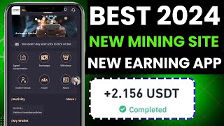 Best Usdt Earning Site  Daily Usdt Mining Site  New Online Earning Site  Usdt Quantify Site [upl. by Arbrab]