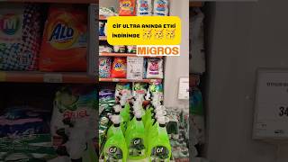 Migros Market Aktüel Ürünler Cif Fiyatları instagram keşfet shorts fyp ankara reels reklam [upl. by Merril517]