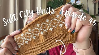 Salt City Knits  Ep 45  Stephen West MKAL update and other fun things [upl. by Yrrot]