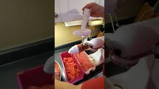 Making Tomato Sauce with a Masticating Juicer Attachment [upl. by Yrrehc]