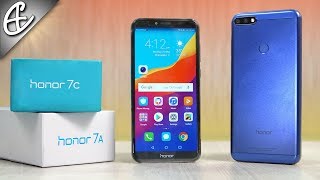 Honor 7A amp 7C  Unboxing amp Hands On Overview [upl. by Saire]