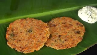 SemiyaAdaiRecipeinTamilQuickHealthySouthIndianBreakfastHowtoMakeVermicelliAdai [upl. by Dnalor]