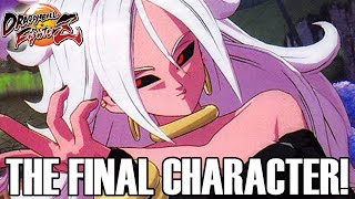 ANDROID 21 IS THE FINAL CHARACTER Dragon Ball FighterZ Android 21 V Jump Scan [upl. by Lowrance]