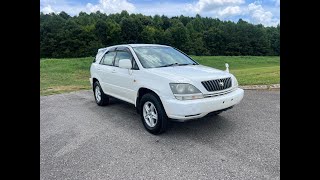 TechMotorsPostalCarscom 1999 Toyota Harrier 4x4 49K Miles Factory RHD USA Right hand Drive RCA [upl. by Annav]