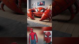 superheroes but crab sofa 😱💥 Marvel amp DCAll Characters marvel avengersshortsrobot [upl. by Aihk]