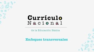 ¿A qué llama el Currículo Nacional enfoques transversales y para qué sirven [upl. by Annor]