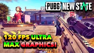 PUBG NEW STATE ULTRA REALISTIC 120 FPS MAX GRAPHICS GAMEPLAY ULTRA HD GRAPHICS [upl. by Rafe]