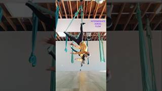 Running man aerial hammock flow aerialist aerialhammock aerialsilks cirquedusoleil flow shorts [upl. by Avilys]