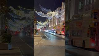 Christmas lights 2024 London United Kingdom merrychristmas christmas music shortvideo shorts [upl. by Alethia]