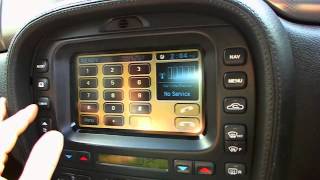 Jaguar S Type R interiorvoice control [upl. by Enala963]